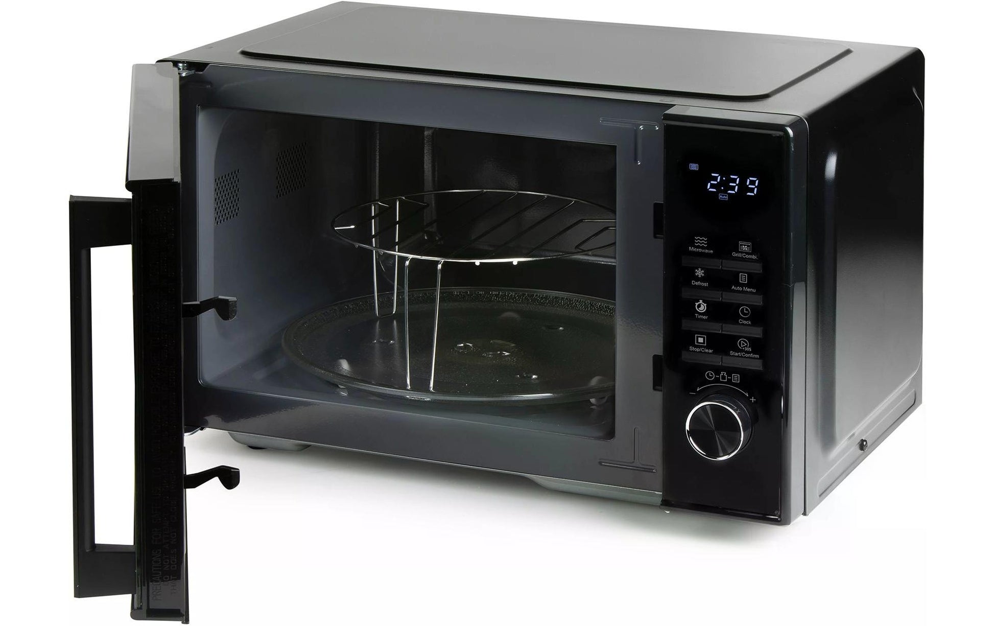 Domo Grill Mikrowelle DO22501G – 25 l, Grill, 1000 W – Schwarz