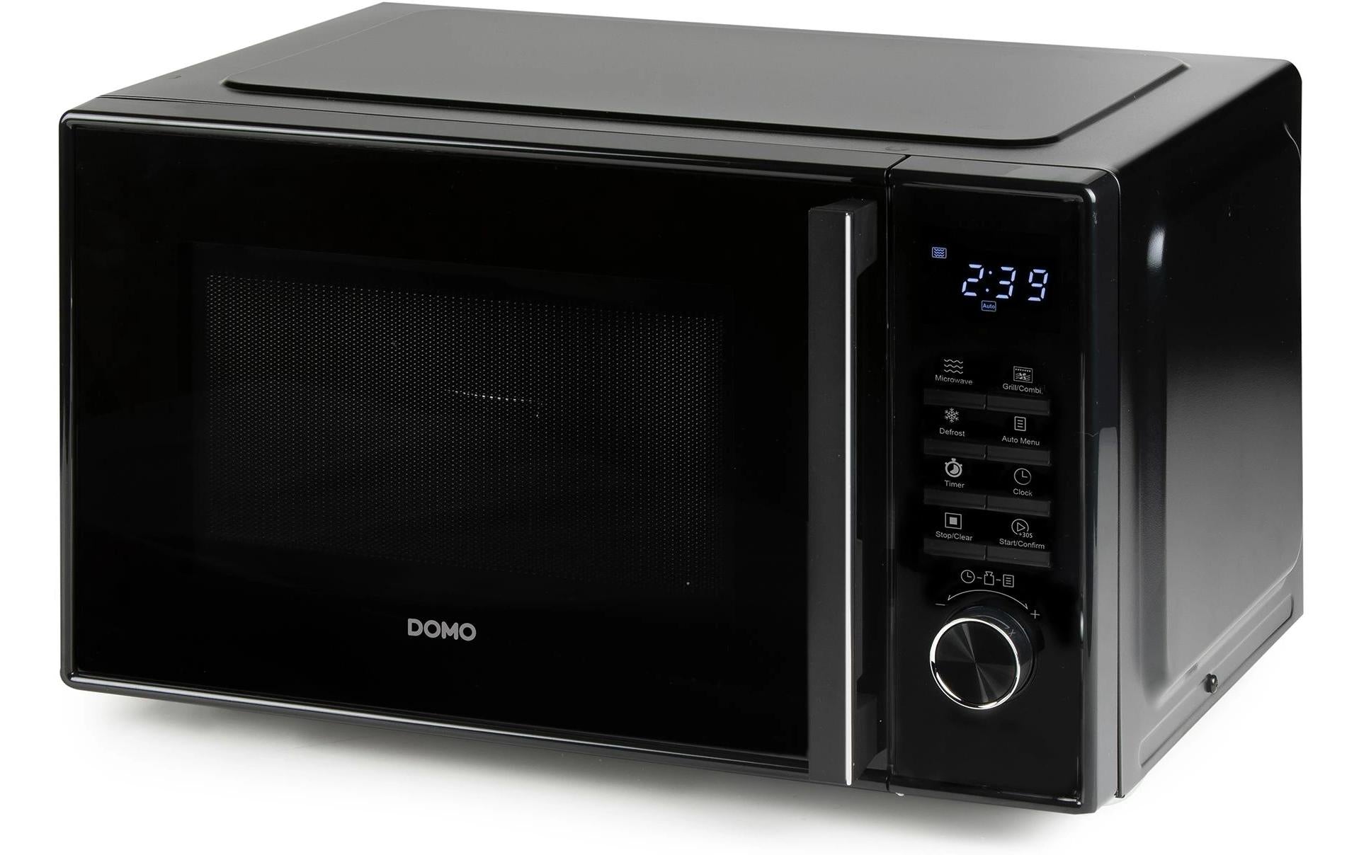 Domo Grill Mikrowelle DO22501G – 25 l, Grill, 1000 W – Schwarz