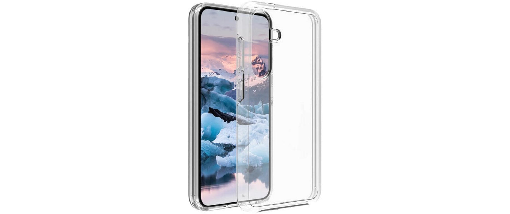 dbramante1928 Iceland Pro – Backcover – für Samsung Galaxy S24+, Transparent, bis 3 m Sturzsicher