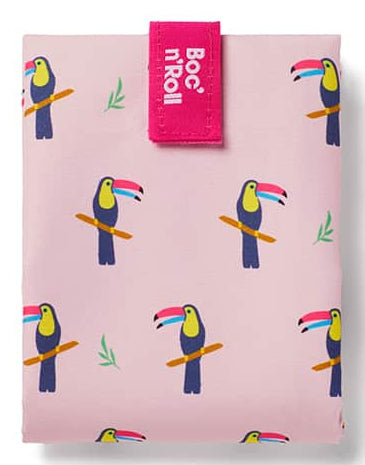 Roll'eat Boc'n'Roll – Lunchwrap 54 × 32 cm, Polyester (PES), Mehrfarbig, Wiederverwendbar