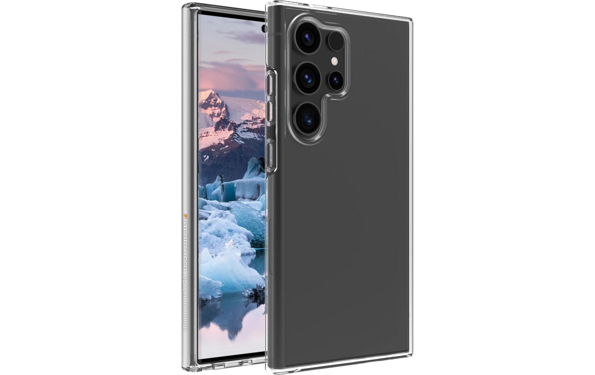 dbramante1928 Iceland Ultra Backcover – für Samsung Galaxy S24 Ultra, D3O, Transparent