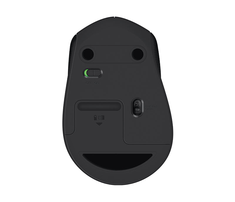 Logitech M330 Silent Plus – Maus – Kabellos (2,4 GHz), 1000 DPI, rechts