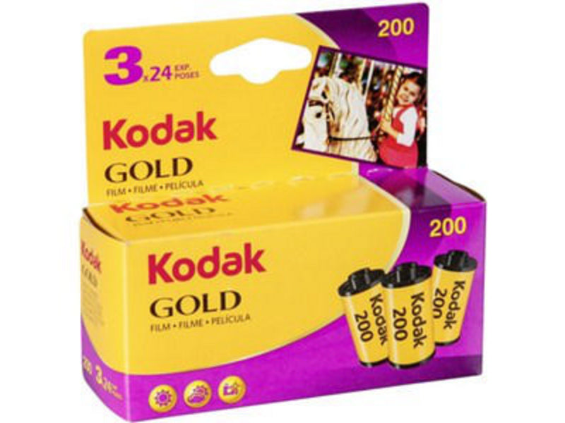 Kodak Gold 200 135 Farbnegativfilm – 24 Aufnahmen – 3er-Pack