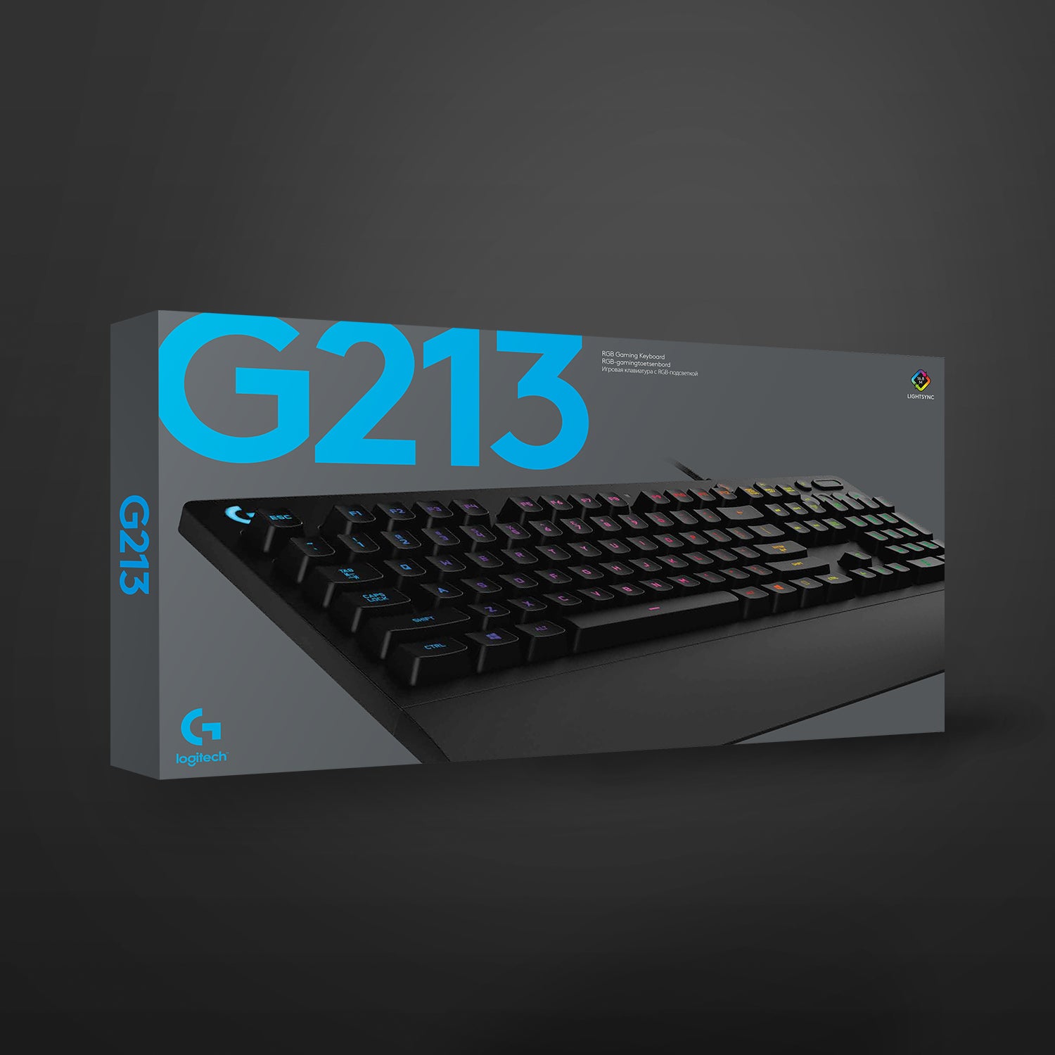 Logitech G G213 Prodigy – Gaming-Tastatur 100% – kabelgebunden, USB – RGB – QWERTZ (CH) – Schwarz