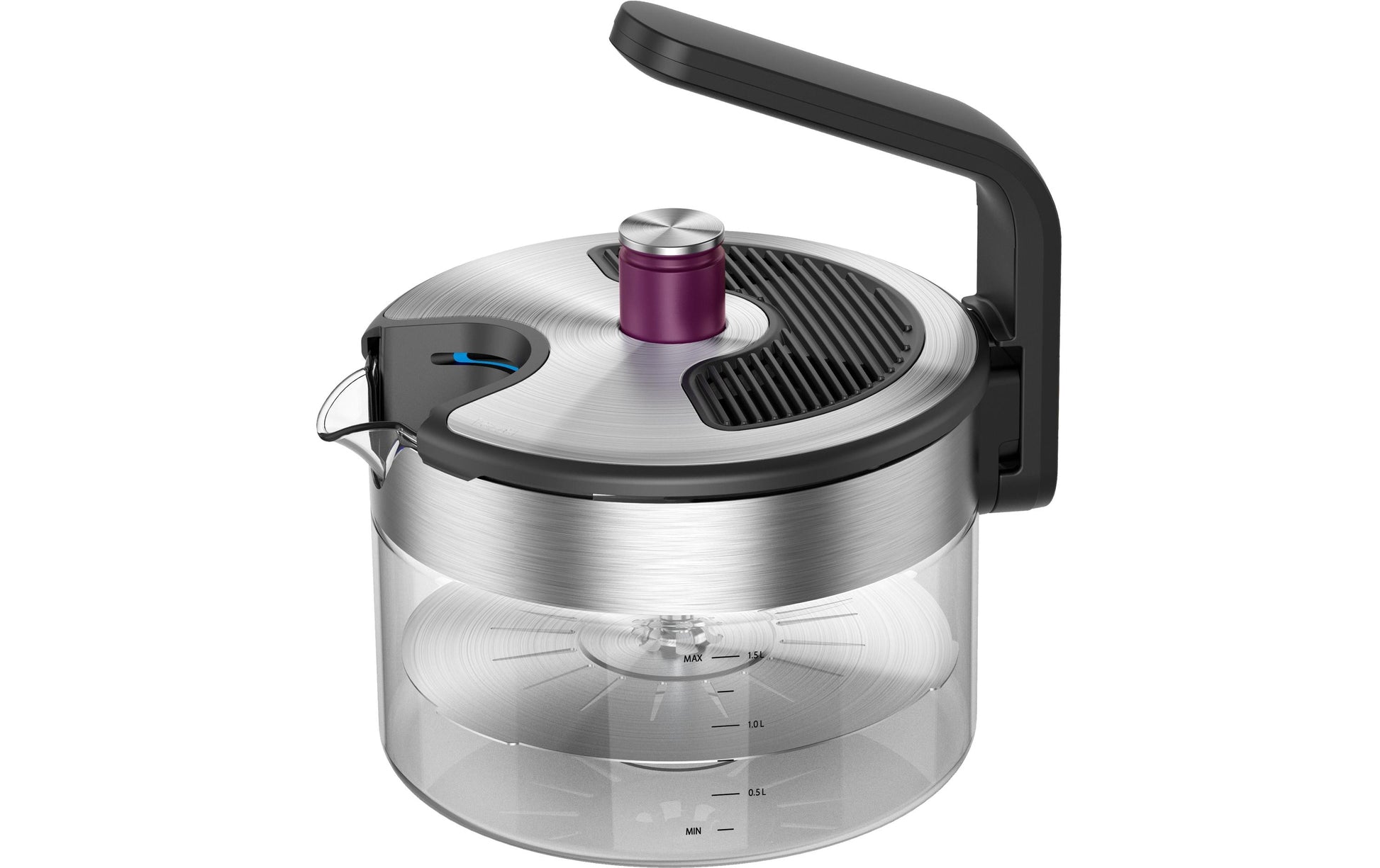 Kezzel Wasserkocher – 1,5 l, Kunststoff, Transparent