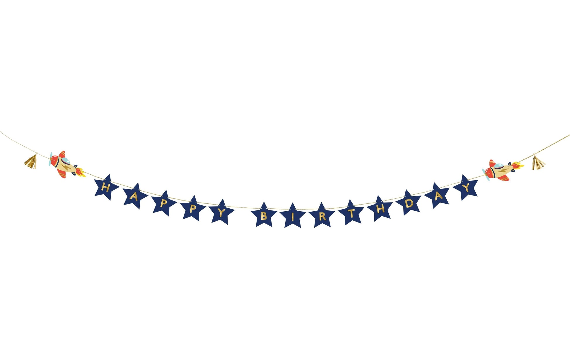 PartyDeco Girlande Fahrzeuge – Mehrfarbig – Papier – 1 Stk