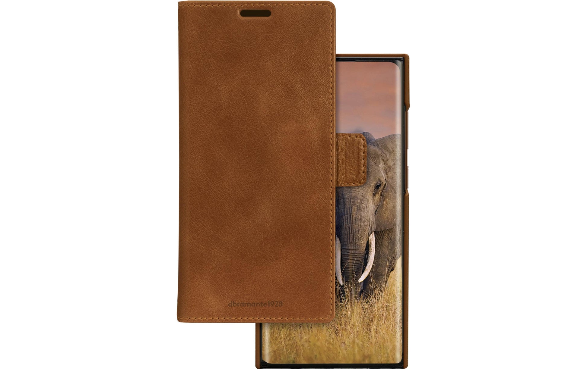 dbramante1928 Lynge Wallethülle – für Samsung Galaxy S24 Ultra, 3 Kartenfächer, Leder, Braun