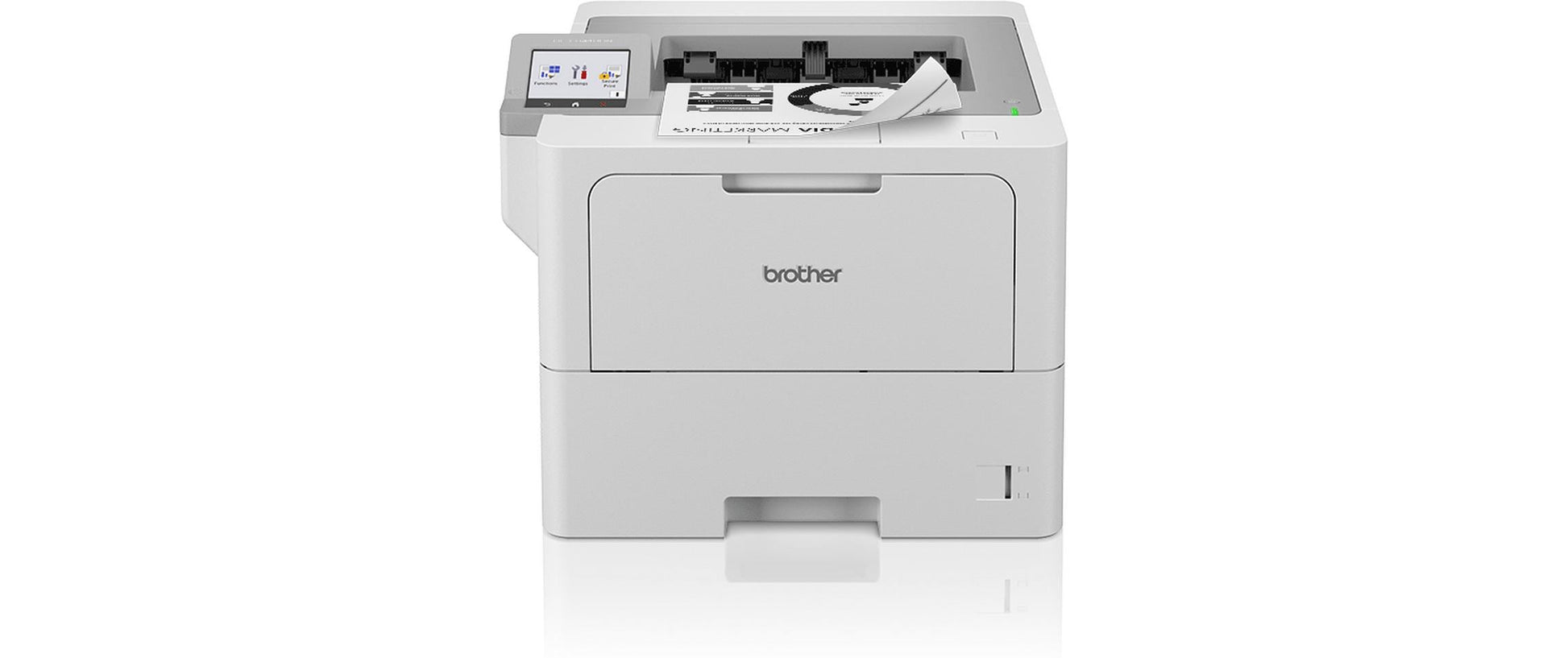 Brother HL-L6400DN – A4, S/W, Duplex, 50 S./Min., 1200 × 1200 dpi, USB, AirPrint, Papier: 520 Blatt