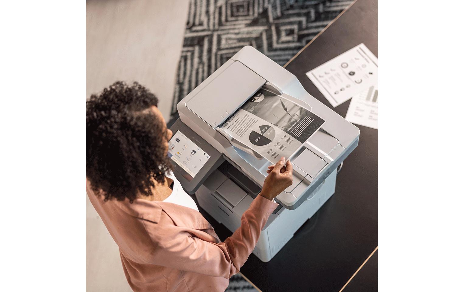 Brother MFC-L6910DN – S/W Laser-MFP A4, 4-in-1 – USB/LAN/WLAN – Duplex, Duplex-ADF, 80 Blatt ADF – 50 ppm S/W