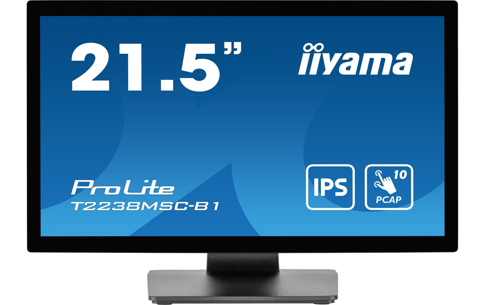 iiyama T2238MSC-B1 – Monitor, 21,5", IPS, Touch, 525 cd/m², DP, HDMI, Integrierte Lautsprecher