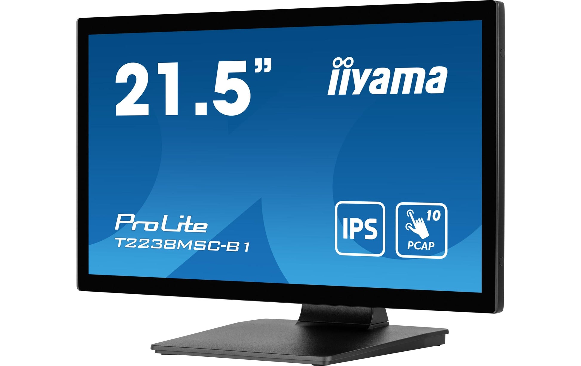 iiyama T2238MSC-B1 – Monitor, 21,5", IPS, Touch, 525 cd/m², DP, HDMI, Integrierte Lautsprecher