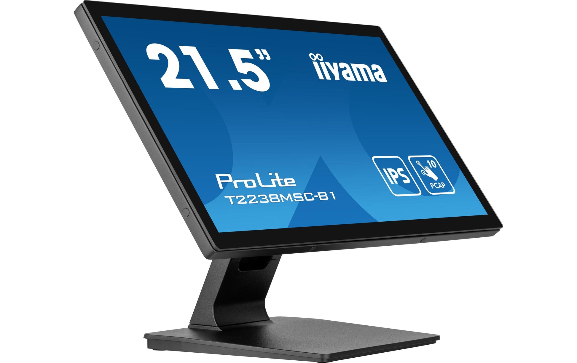 iiyama T2238MSC-B1 – Monitor, 21,5", IPS, Touch, 525 cd/m², DP, HDMI, Integrierte Lautsprecher