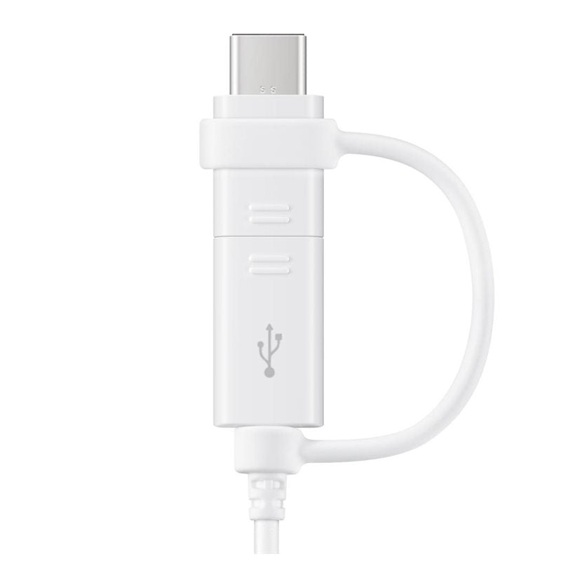 Samsung USB-A auf USB-C/Micro-USB-B Kabel – USB 2.0 (480 Mbit/s) – 1,5 m – Weiss