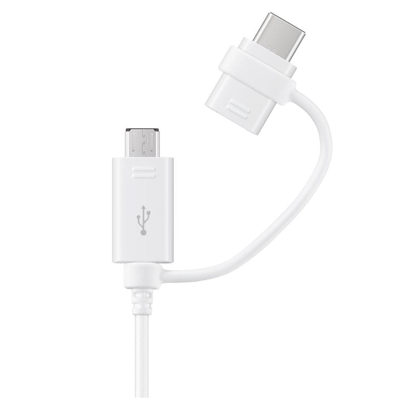 Samsung USB-A auf USB-C/Micro-USB-B Kabel – USB 2.0 (480 Mbit/s) – 1,5 m – Weiss