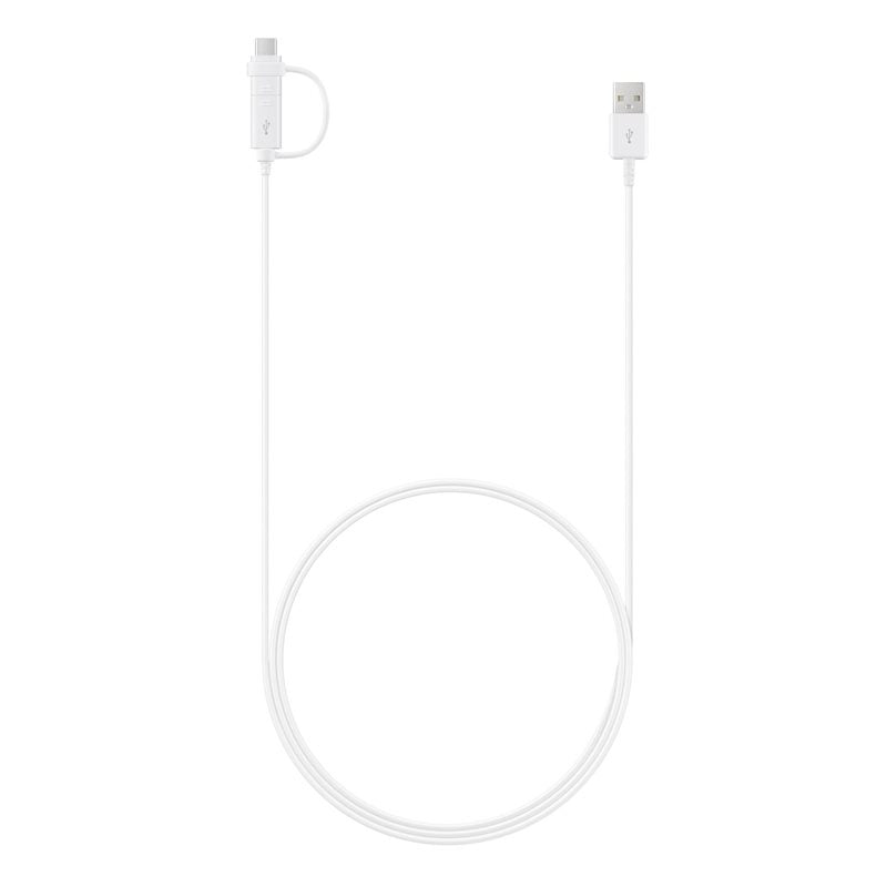 Samsung USB-A auf USB-C/Micro-USB-B Kabel – USB 2.0 (480 Mbit/s) – 1,5 m – Weiss