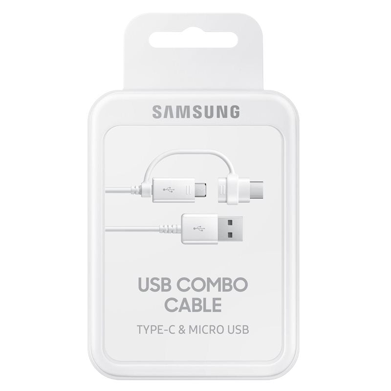 Samsung USB-A auf USB-C/Micro-USB-B Kabel – USB 2.0 (480 Mbit/s) – 1,5 m – Weiss