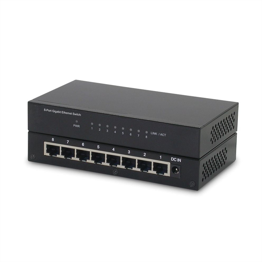 ROLINE Managed Switch – 8×GbE