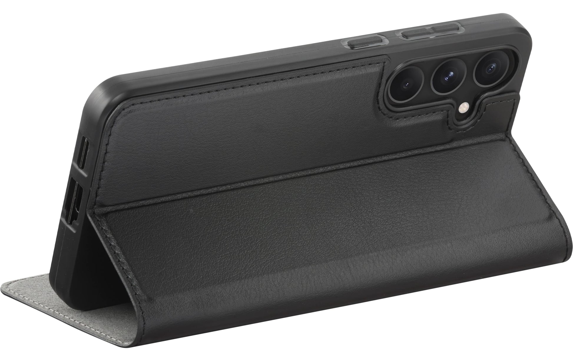 dbramante1928 Wallethülle – für Samsung Galaxy S24, mit Ständer, 1 Kartenfach, PU, Schwarz
