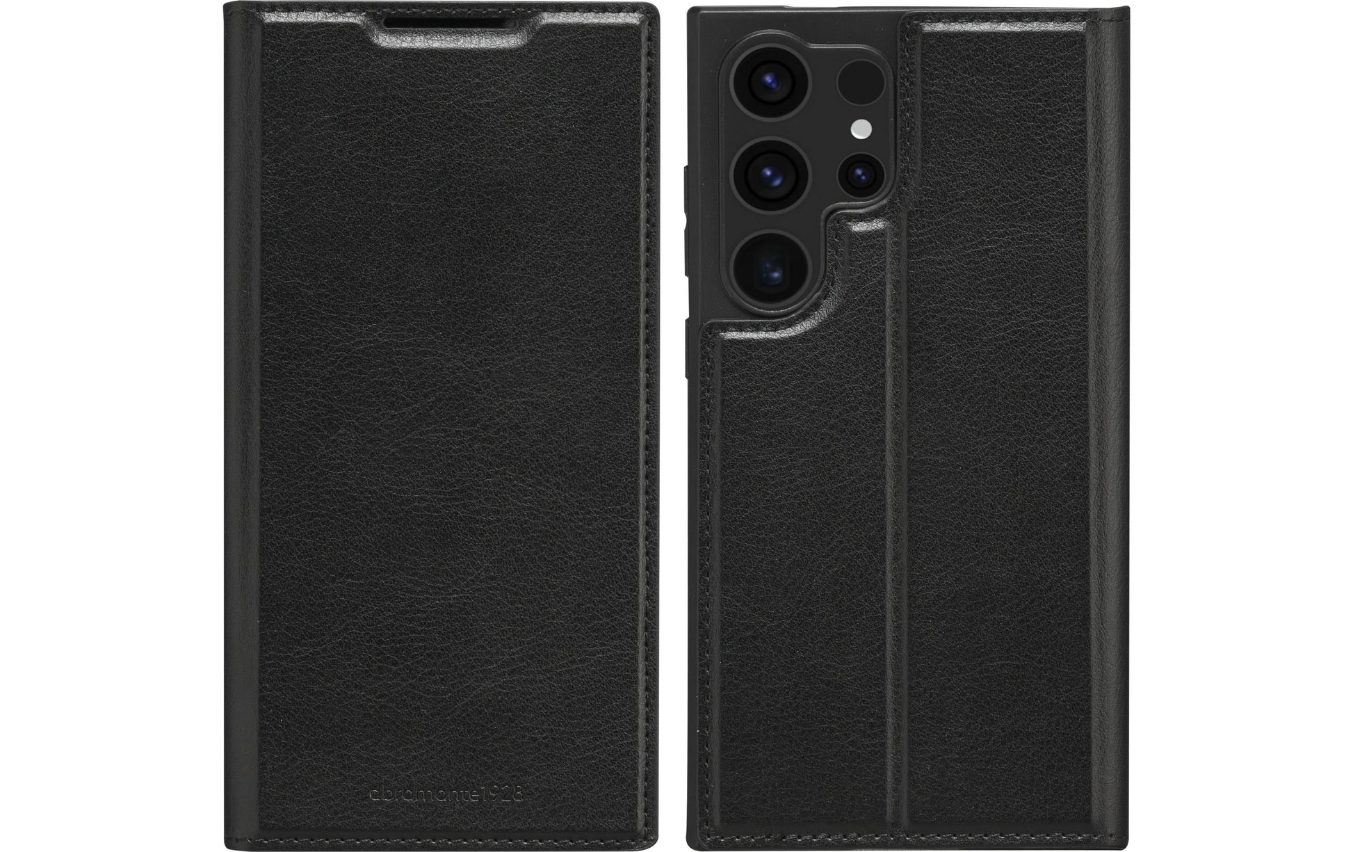 dbramante1928 Oslo Wallethülle – für Samsung Galaxy S24 Ultra, mit Ständer, 1 Kartenfach, PU, Schwarz