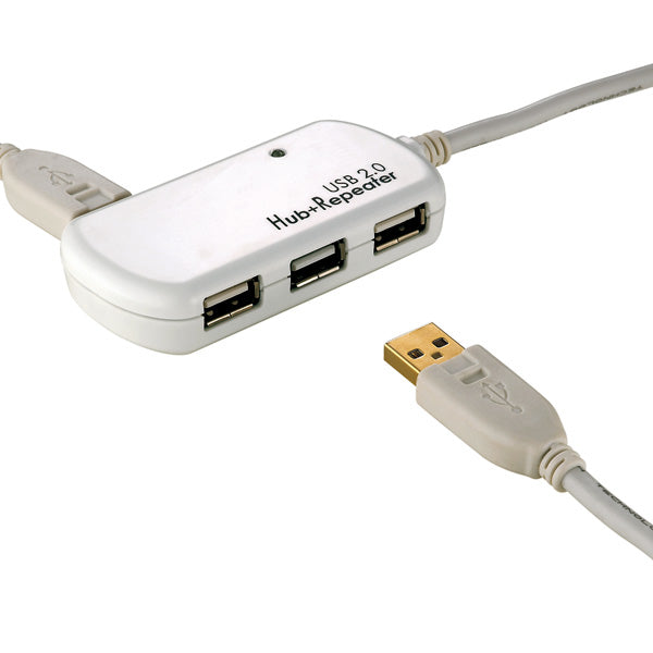 ROLINE USB-Hub – USB 2.0, 4× USB-A