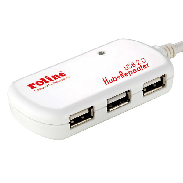 ROLINE USB-Hub – USB 2.0, 4× USB-A
