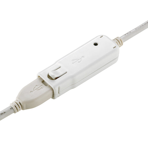 ROLINE USB-A Verlängerungskabel (Stecker auf Buchse) – USB 2.0 (480 Mbit/s) – 12 m – Aktiv – für 12.04.1085