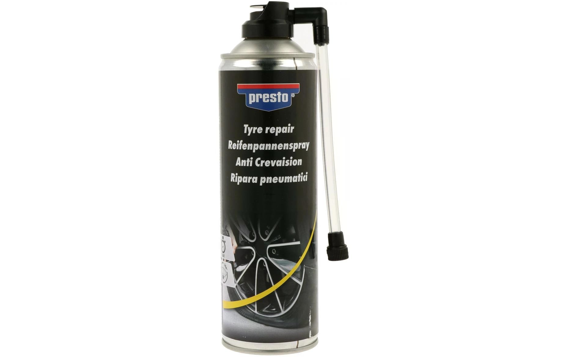 Presto Reifenreparaturspray – für Reifen (schlauchlos) – 500 ml