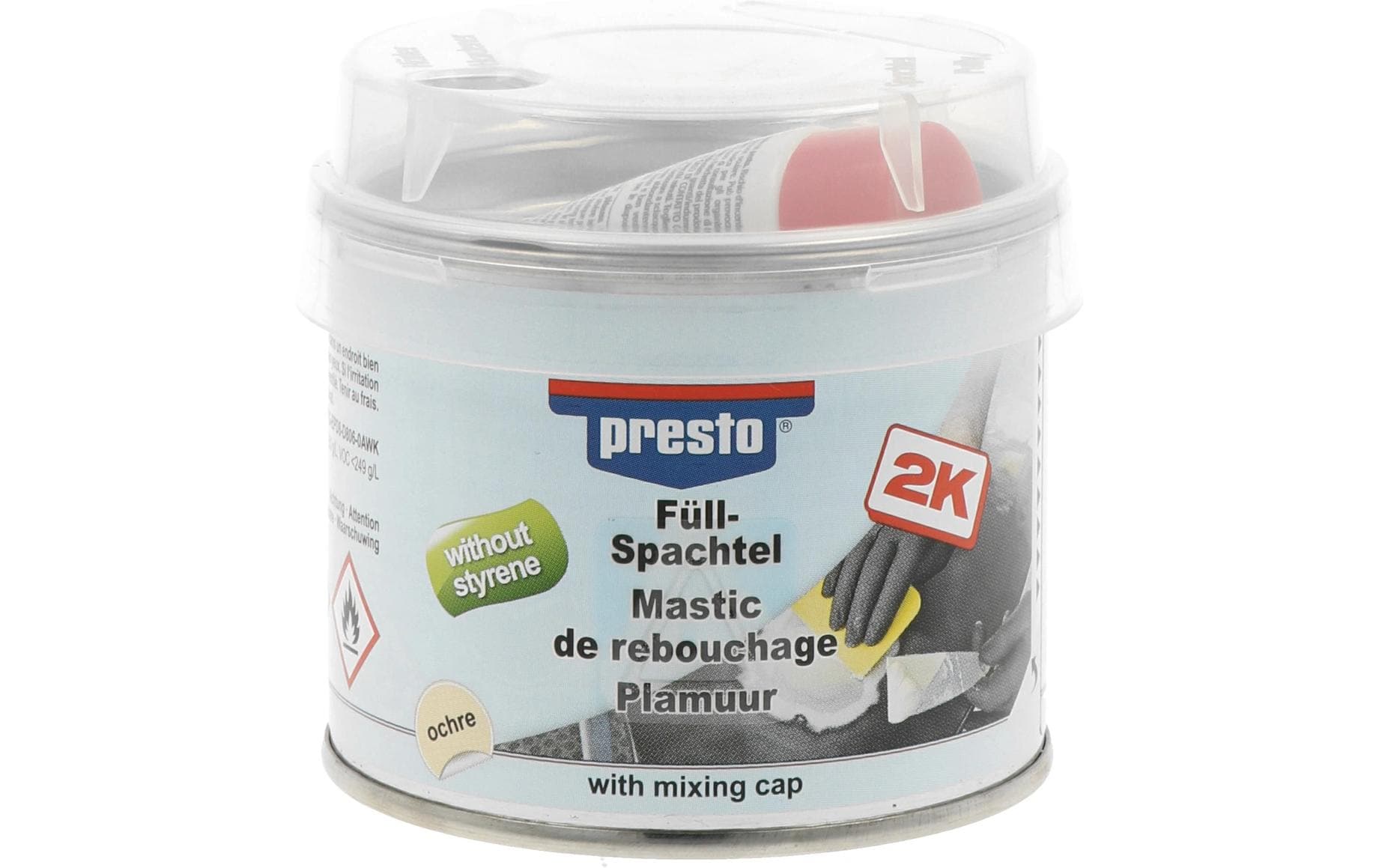 Presto Klebstoff-Set Füllspachtel – weiss – 250 g