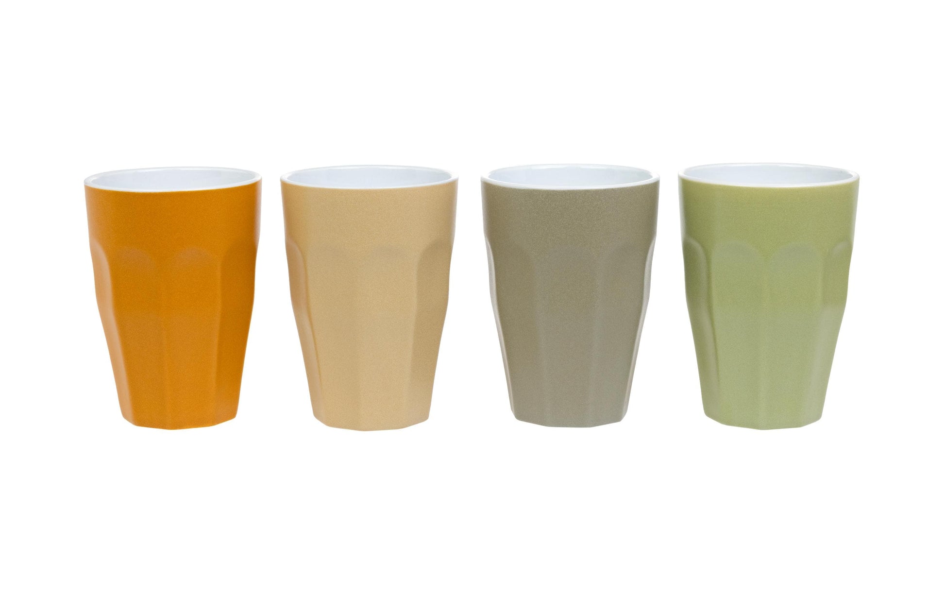 Furber. Becher – 4er Set, 330 ml, Ø 9,0 cm × H 12,5 cm, Porzellan, Mehrfarbig, spülmaschinenfest