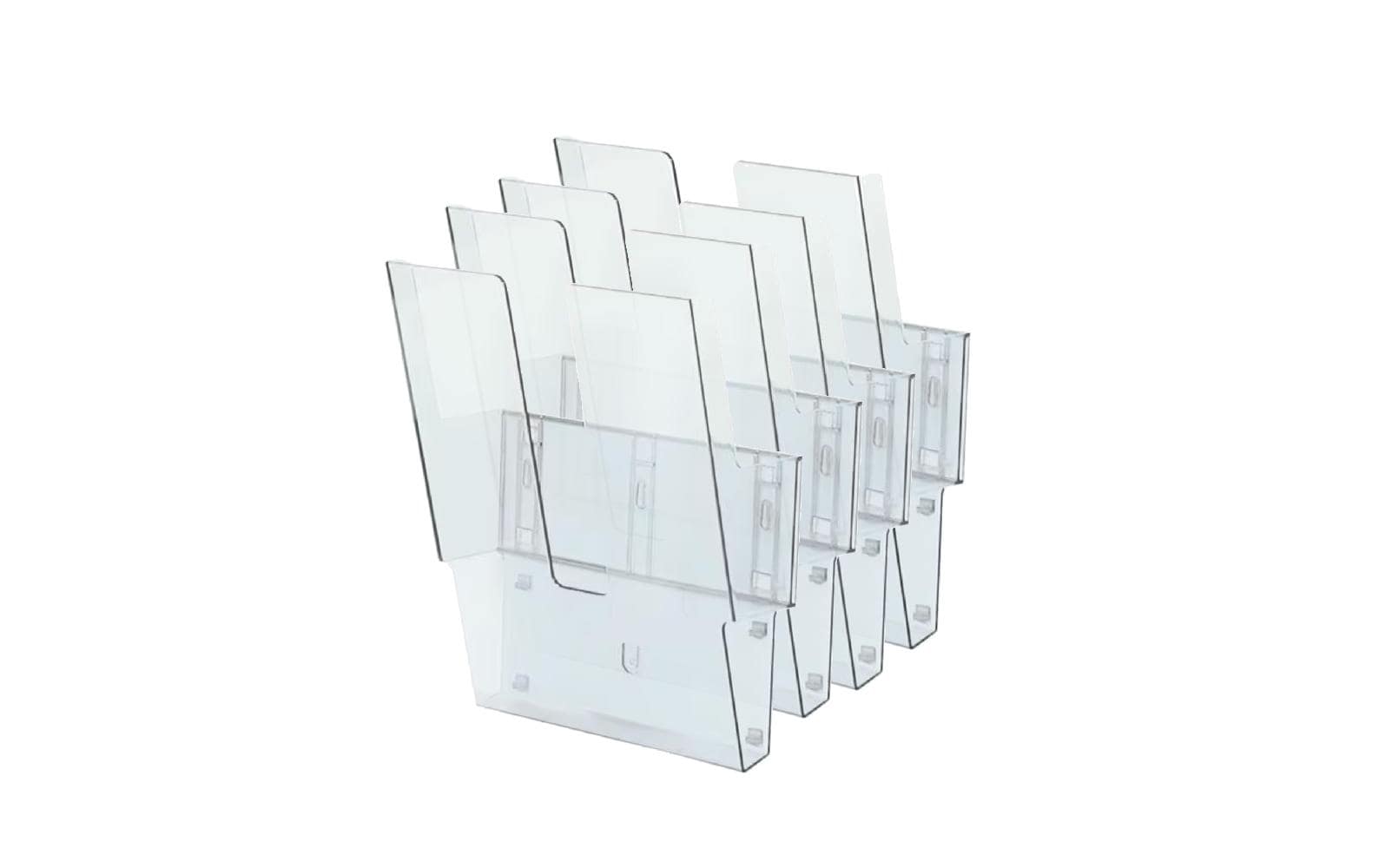 Biella Wandfach A4 – Polystyrol, transparent, 240 × 306 mm – für A4- und C4-Formate