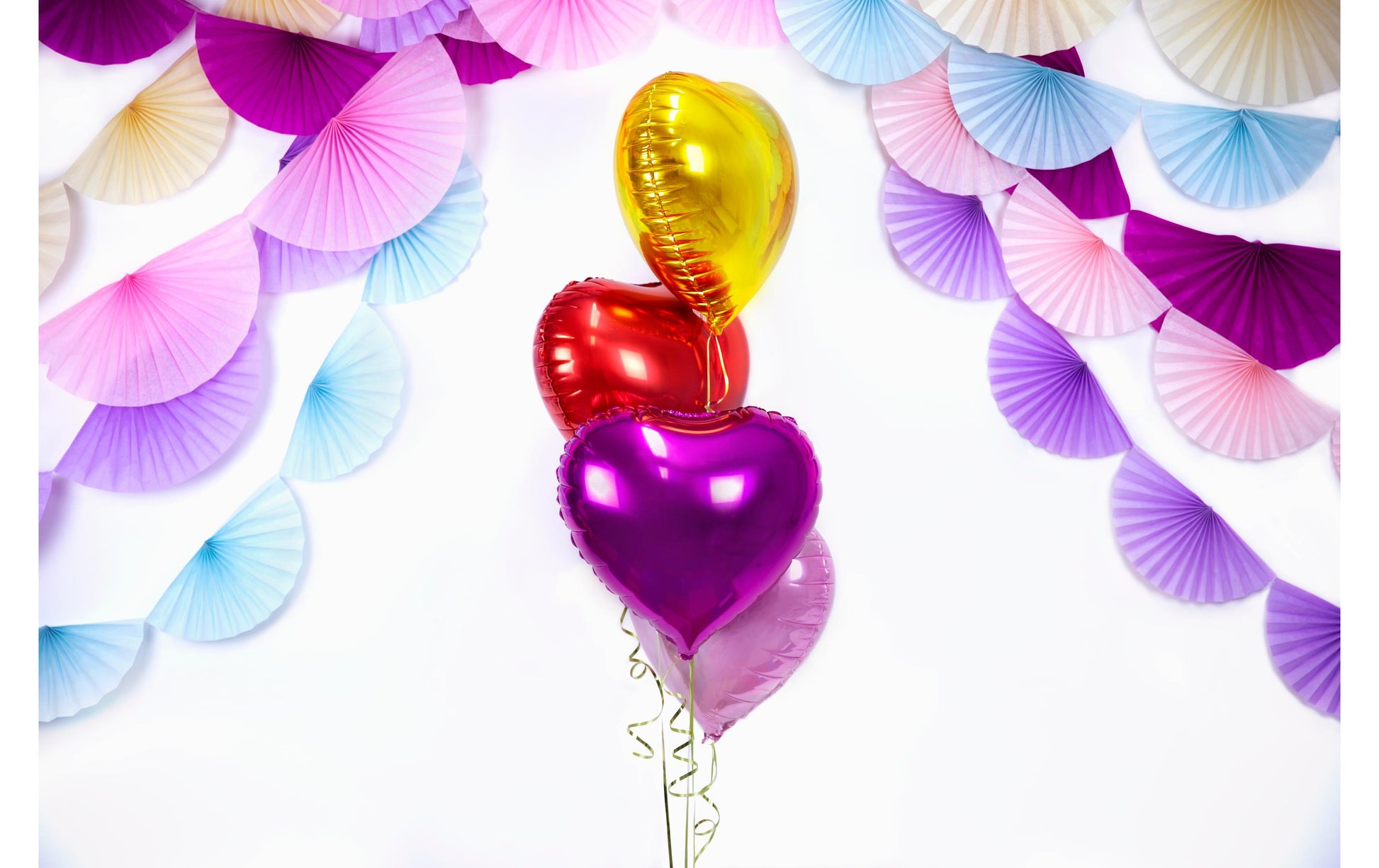 PartyDeco Folienballon Herz – Rot – Ø 45 cm – Folie – 1 Stk