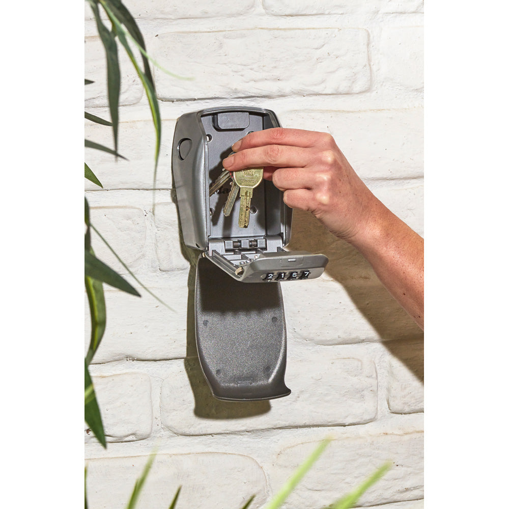MASTER LOCK 5415EURD – Schlüsselsafe, Zahlenschloss, Metall, Grau