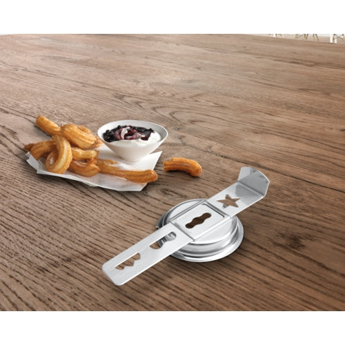 Bosch Spritzgebäckvorsatz, Edelstahl – für Bosch OptiMUM, MUZ9SV1