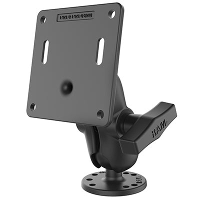 RAM Mounts RAM-101U-B-2461 – VESA-Adapterplatte – VESA 75×75 mm – bis 4,5 kg – für VESA 75×75 mm