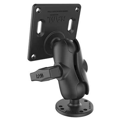 RAM Mounts RAM-101U-B-2461 – VESA-Adapterplatte – VESA 75×75 mm – bis 4,5 kg – für VESA 75×75 mm