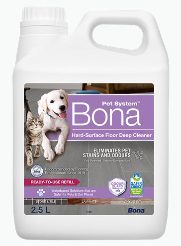 Bona Tiefenreiniger Bodenreiniger für Keramikfliese/Laminat/Stein – Flüssigkeit, Kanister – 2,5 l