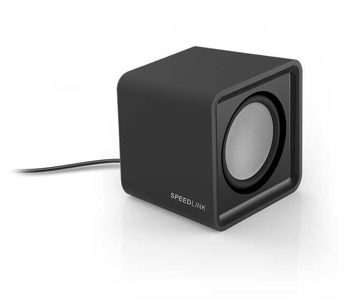 SPEEDLINK SL-810004-BK TWOXO – PC-Lautsprecher – 2.0, 5 W, 3,5 mm – Schwarz