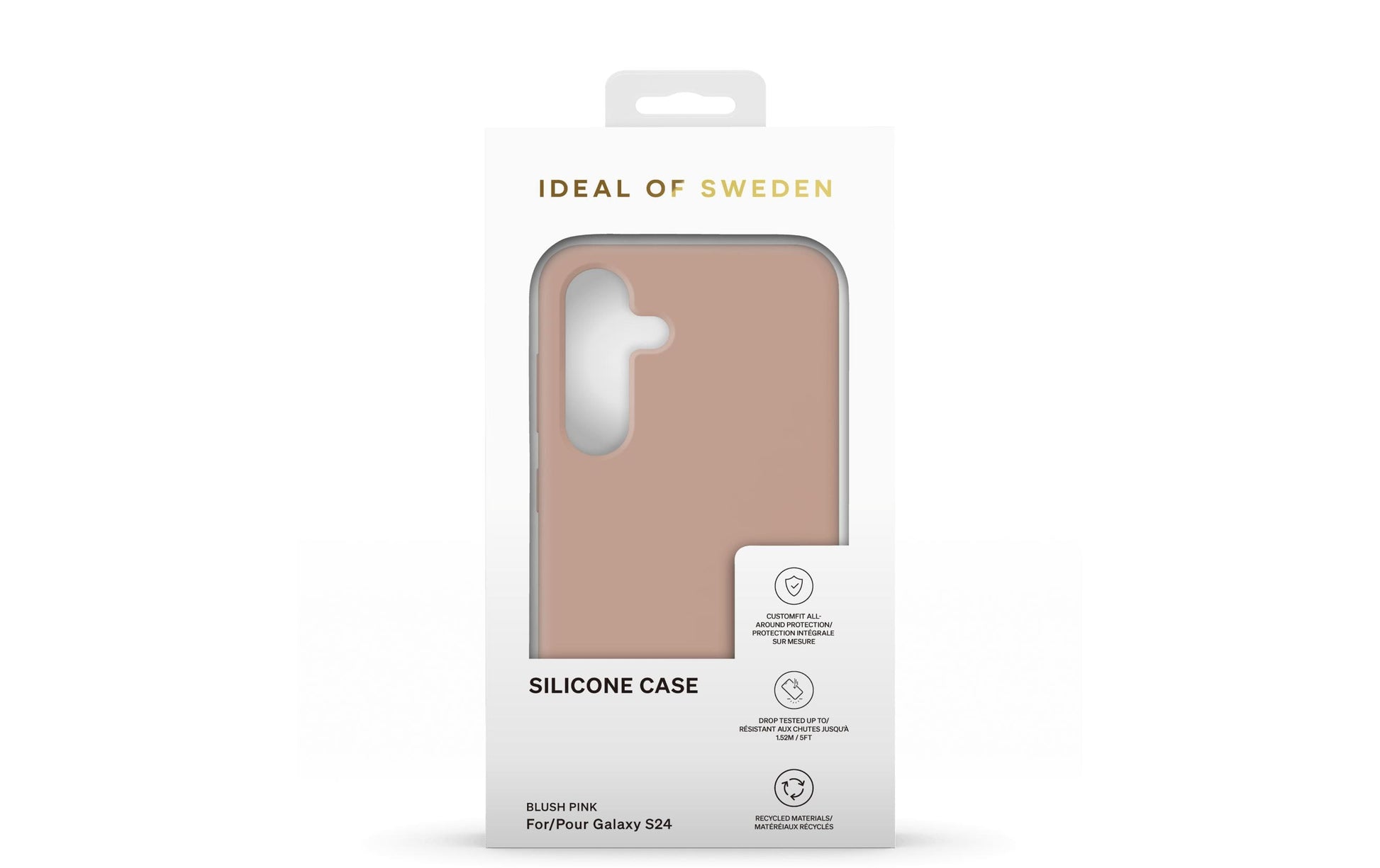iDeal of Sweden Backcover – für Samsung Galaxy S24/S25, Polyester, Blush Pink, bis 5 m Sturzschutz