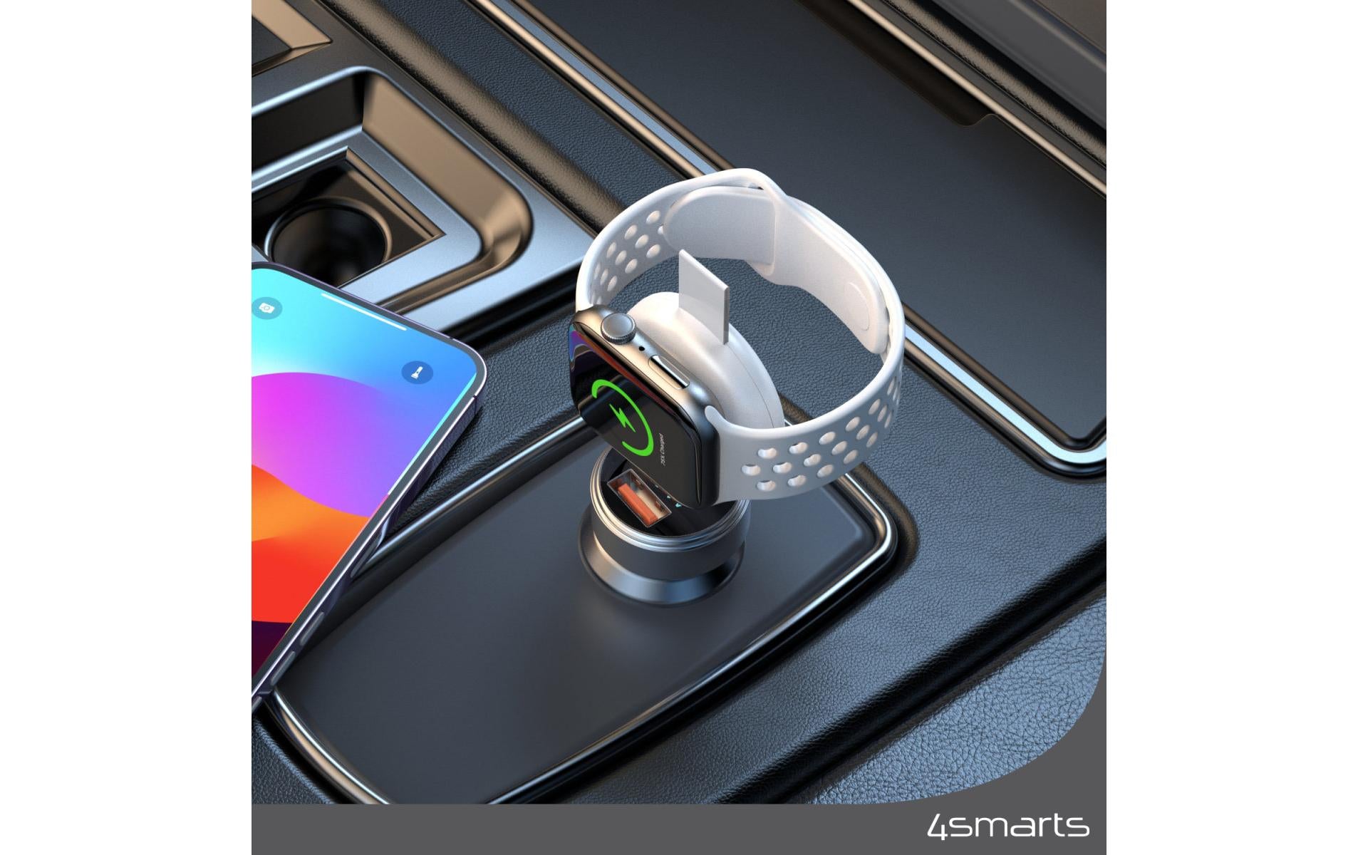 4smarts Apple Watch Charger QI2.0 – 5 W, Qi – für Apple Watch Series 1–9/SE