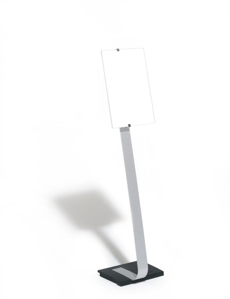 Durable Crystal Sign – Bodenständer, A3, 118–125 cm