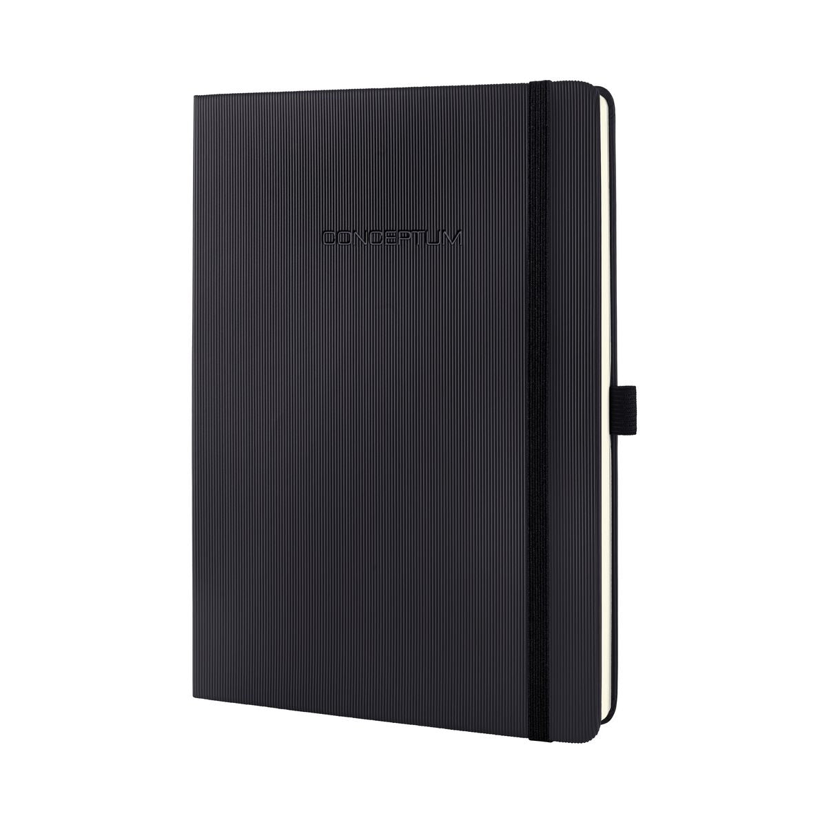 Sigel Notizbuch Conceptum, 180 × 240 mm, kariert, 194 Seiten – schwarz