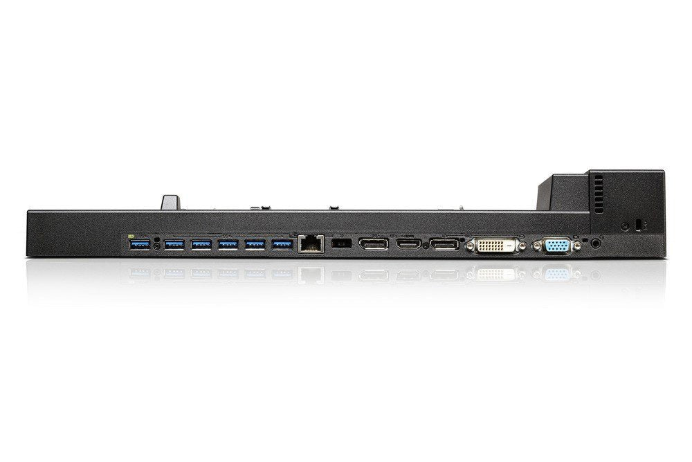 Lenovo 40A50230 Dockingstation – Andocken, 2× DP, 1× HDMI, 1× VGA, 1× DVI, 6× USB-A, GbE, für ThinkPad P50/P70