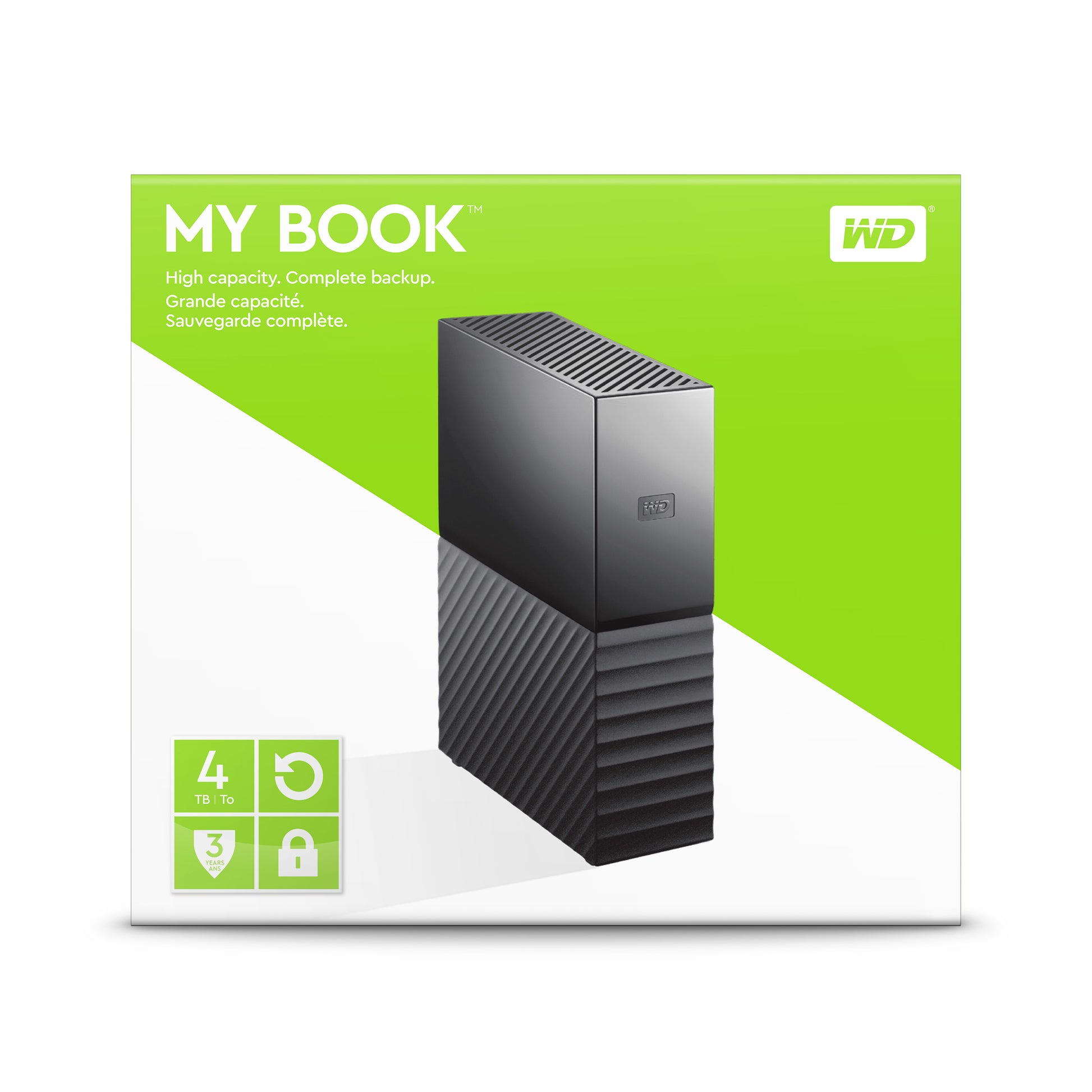 Western Digital My Book – 4 TB, USB 3.0, 3,5"