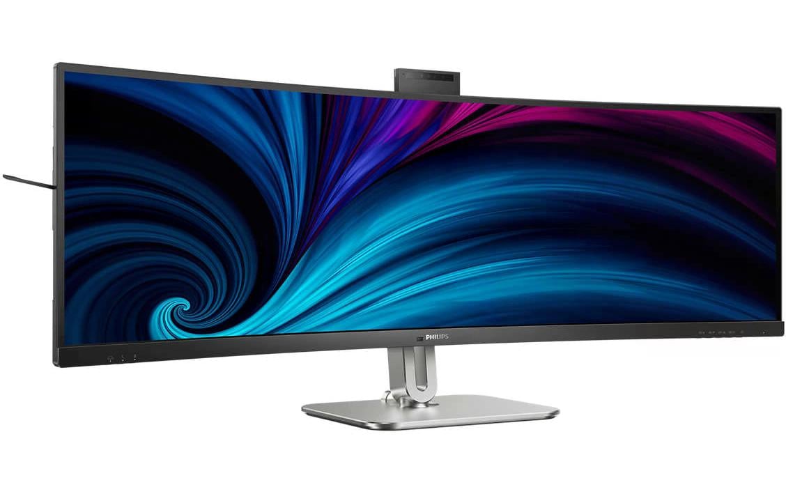 Philips 49B2U6900CH/00 – Monitor, 48,8", 450 cd/m², Webcam, KVM, 3× USB-C, Gebogen, VESA 100 × 100, Schwarz