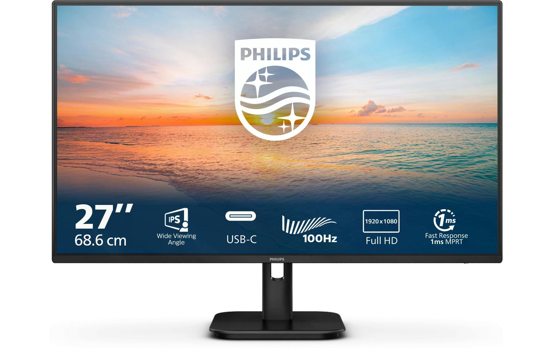 Philips 27E1N1300A/00 – Interaktives Touch-Display 27" – Full HD (1920 × 1080), IPS, 250 cd/m², blendfrei