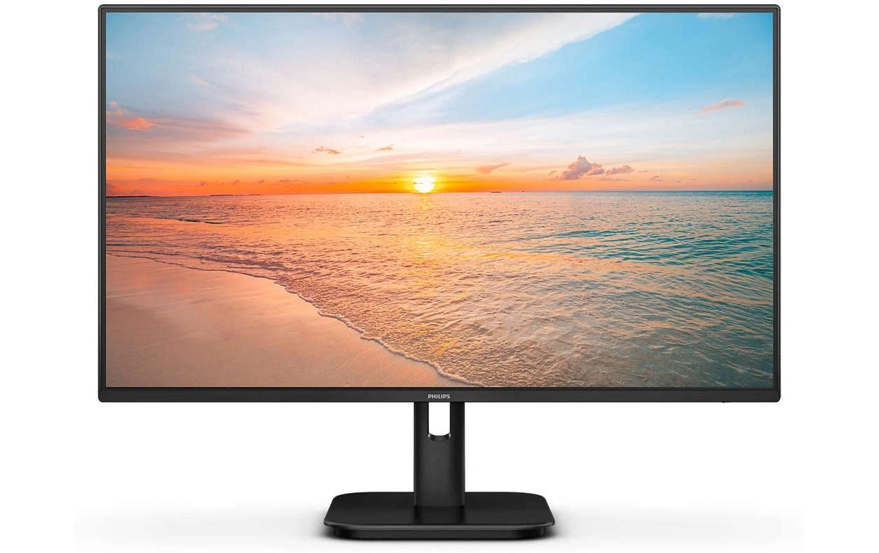 Philips 24E1N1200A/00 – Monitor, 23,8", IPS, 120 Hz, 300 cd/m², Eingebaute Lautsprecher, Schwarz