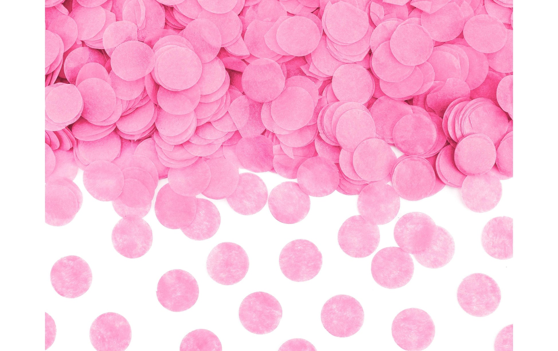 PartyDeco Konfettikanone Kreis – Pink – 60 cm – 1 Stk