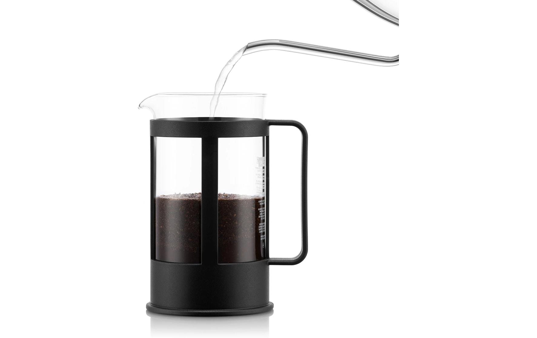 Bodum French Press / Kaffeebereiter – 1 l, 8 Tassen, Borosilikatglas/Kunststoff