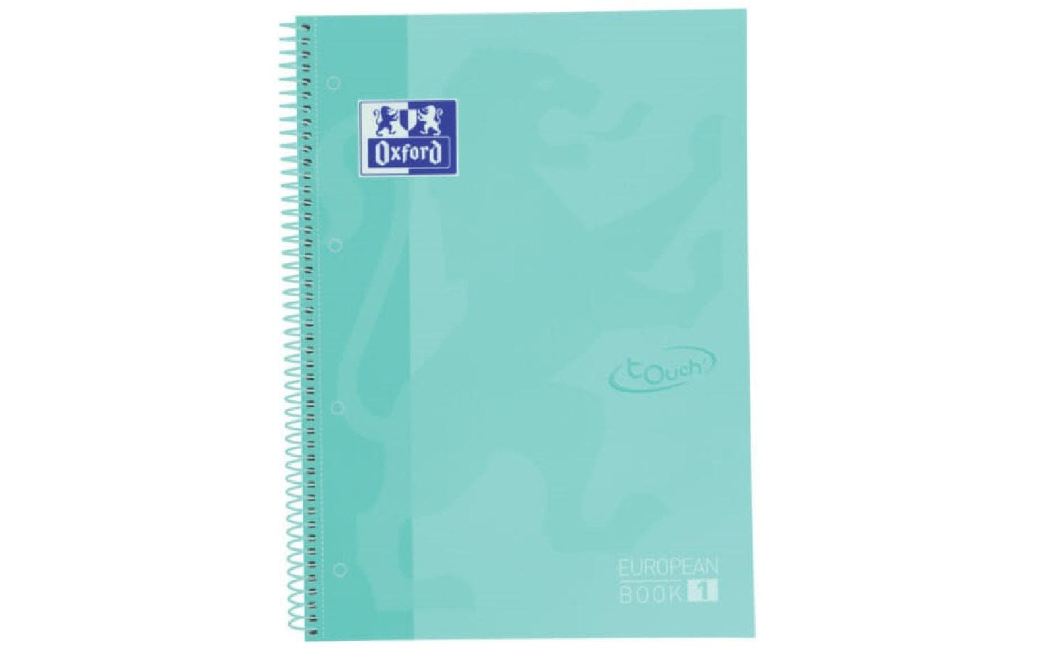 Oxford Spiralbuch – A4+ – 80 Blatt – Hardcover, mikroperforiert, 4-fach gelocht, Scribzee-kompatibel, mint