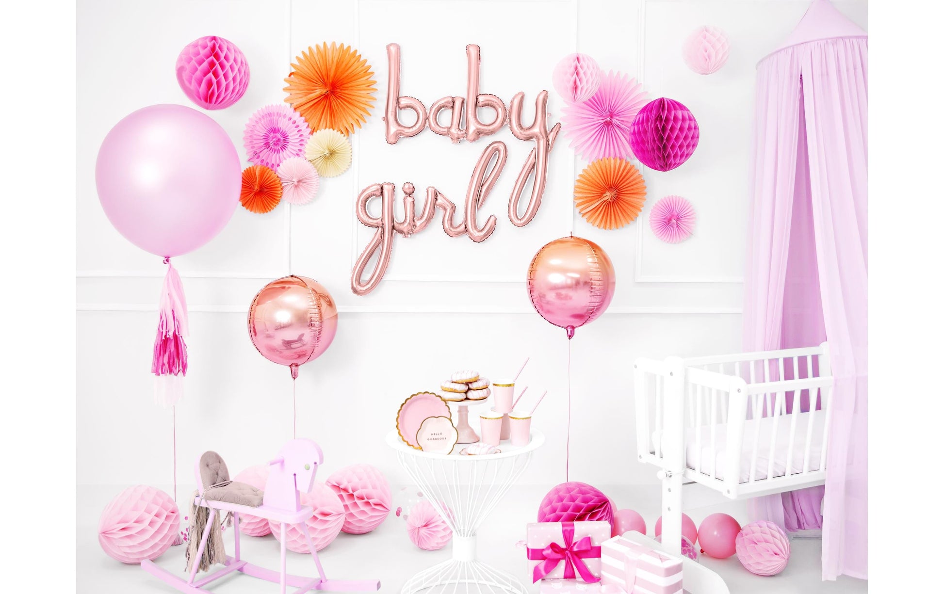 PartyDeco Trinkbecher, Papier/Karton – 2,2 dl, Rosa – 6 Stk.
